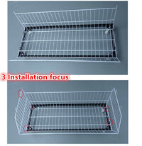 5 layer Grid Shelf Shelves Retail Display 20*19*55