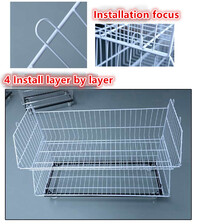 5 layer Grid Shelf Shelves Retail Display 20*19*55