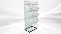 5 layer Grid Shelf Shelves Retail Display 20*19*55