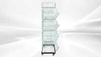 5 layer Grid Shelf Shelves Retail Display 20*19*55