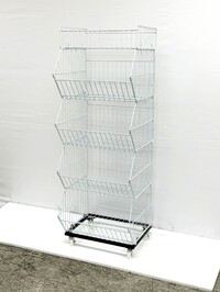 5 layer Grid Shelf Shelves Retail Display 20*19*55