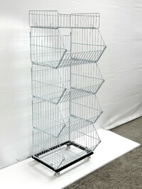 5 layer Grid Shelf Shelves Retail Display 20*19*55