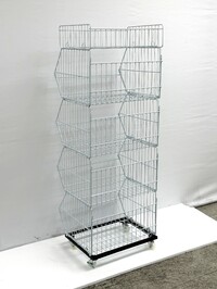 5 layer Grid Shelf Shelves Retail Display 20*19*55