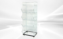 5 layer  Grid Shelf  Shelves Retail Display 20*19*55