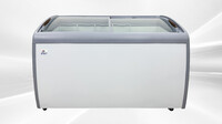 NSF 60 inchs Curved Lid Chest Glass Freezer XS-460YXL