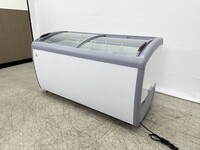 NSF 60 inchs Curved Lid Chest Glass Freezer XS-460YXL