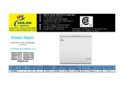 NSF 33 inches Solid Top Chest Freezer 7 cu ft XF-215