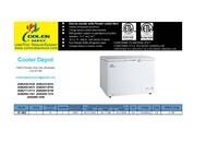 NSF 65 in Solid Top Chest freezer 18 cu ft XF-562