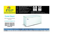 NSF 77 inchs Horizontal Double Doors Freezer 24 CU FT XF-750