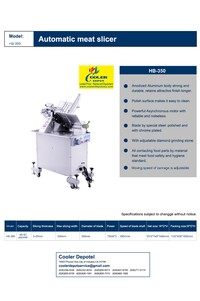 NSF 14 ins fully auto Meat Slicer HB-350 High