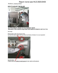 NSF Commercial Frozen Bone Meat Saw HLS2400
