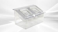2 container 1-6 Plastic seasoning box PCS16-2S