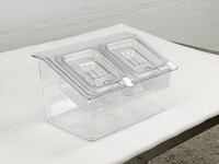 2 container 1-6 Plastic seasoning box PCS16-2S
