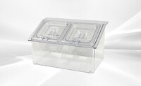 2 container 1-6 Plastic seasoning box PCS16-2S
