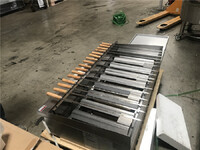 NSF 72 ins gas shish kabab broiler SSK72