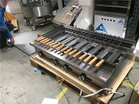 NSF 72 ins gas shish kabab broiler SSK72