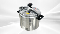 33 QT Largest Commercial Aluminum Pressure Cooker