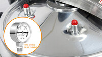 33 QT Largest Commercial Aluminum Pressure Cooker