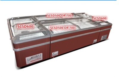 NSF 65 ins Supermarket Food Freezer SDSC600