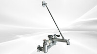 Wall-Mounted Mop Sink Faucet 8 ins Centers BXF-S001