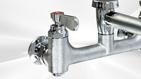 Wall-Mounted Mop Sink Faucet 8 ins Centers BXF-S001