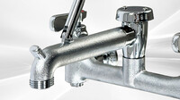 Wall-Mounted Mop Sink Faucet 8 ins Centers BXF-S001