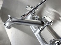 Wall-Mounted Mop Sink Faucet 8 ins Centers BXF-S001