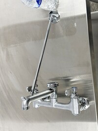 Wall-Mounted Mop Sink Faucet 8 ins Centers BXF-S001