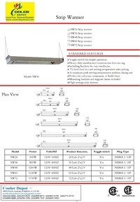 NSF 72-Inch Electric Strip Heater Food Warmer SW72