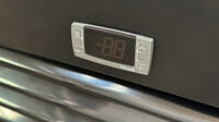 NSF 3 Glass Door Floral Cooler Swinging Door 74 in 74G-3DSW-FL