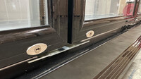 NSF 3 Glass Door Floral Cooler Swinging Door 74 in 74G-3DSW-FL