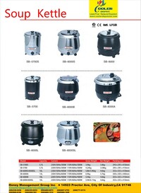 NSF Party Buffet Catering Soup pot warmer kettle SB-5700S