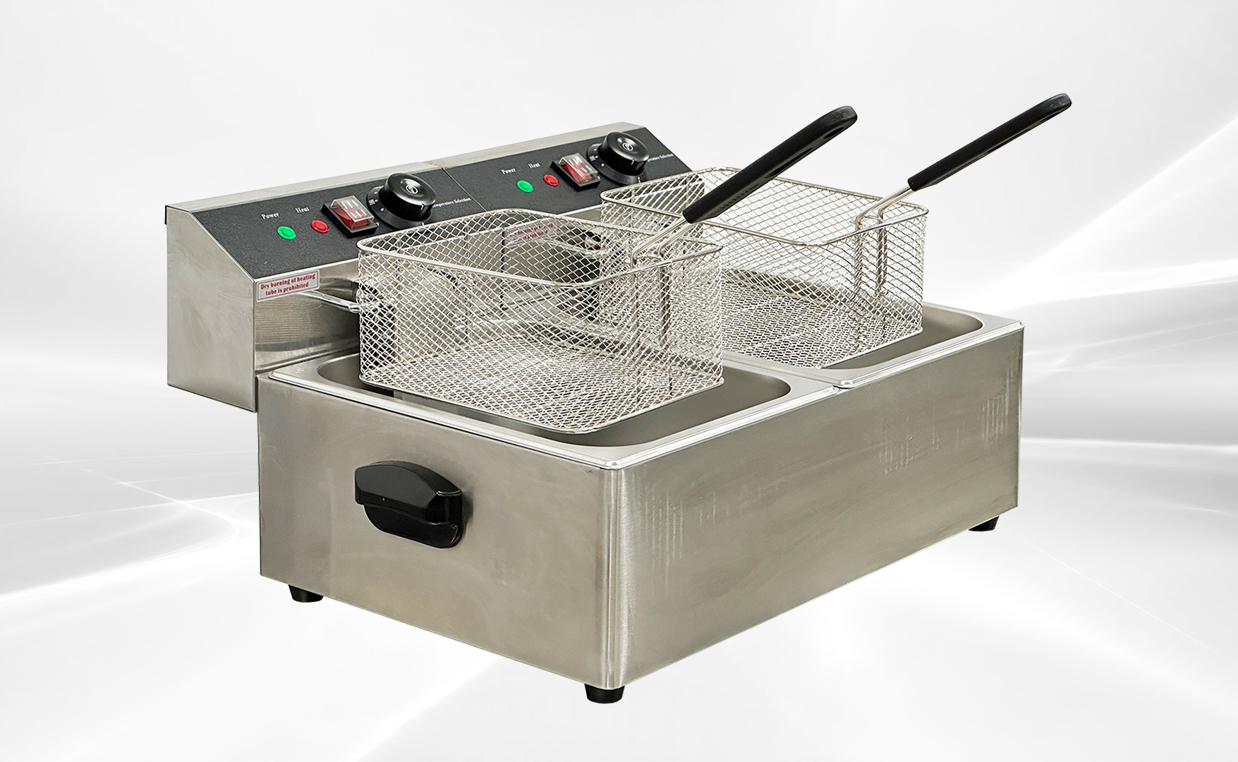 NSF 12L Electric Countertop Deep Fryer ET-ZL2-6L