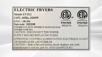 NSF 12L Electric Countertop Deep Fryer ET-ZL2-6L