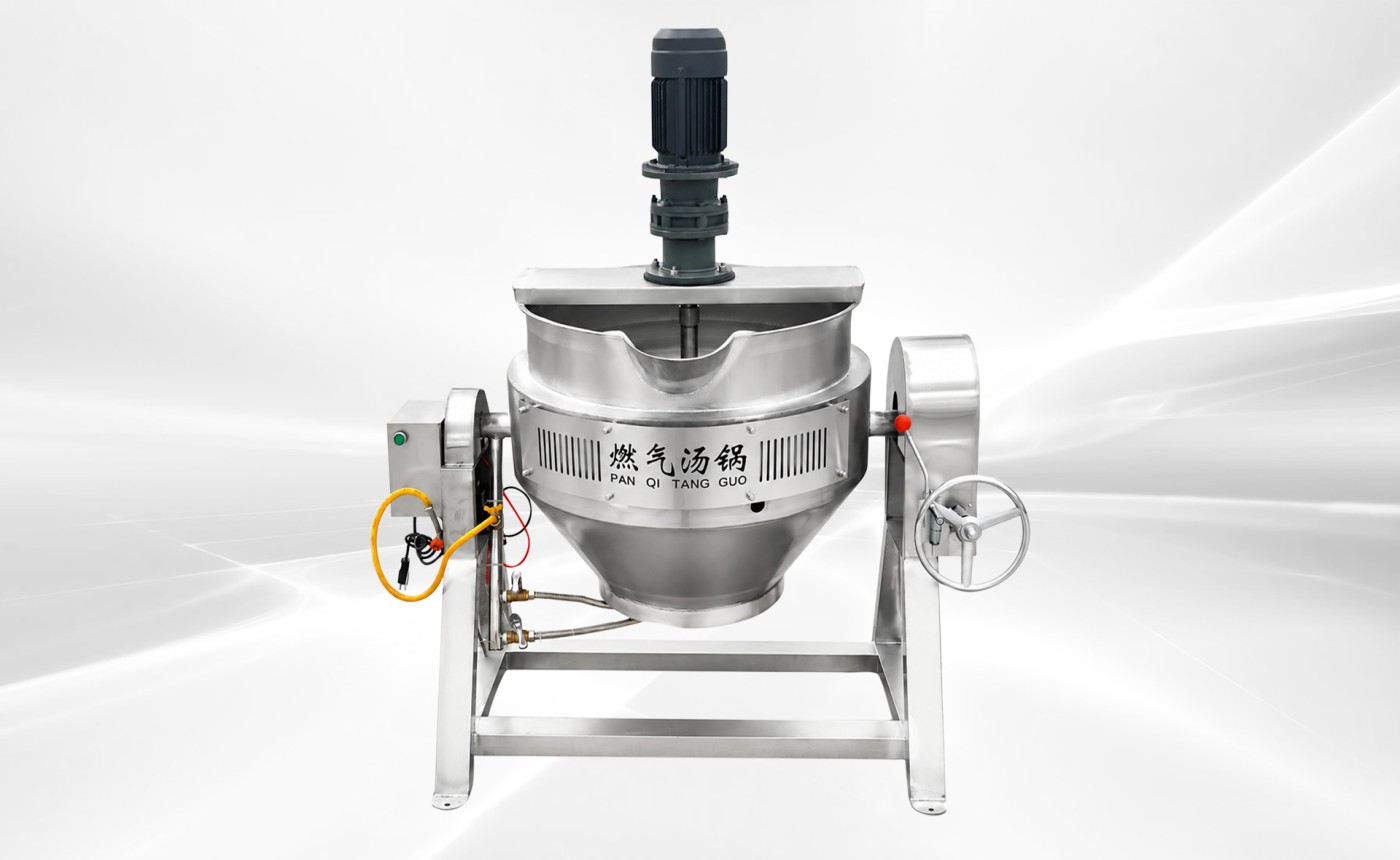 100L cook Jacketed steam mixer kettle CMK100