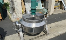 100L cook Jacketed steam mixer kettle CMK100