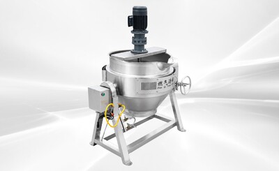 100L cook Jacketed steam mixer kettle CMK100