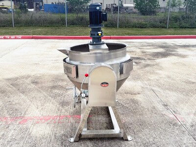 100L cook Jacketed steam mixer kettle CMK100