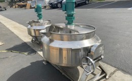 300L cook Jacketed steam mixer kettle CMK300