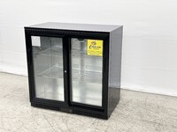 NSF Merchandiser Beverage back bar cooler slide door BB2S