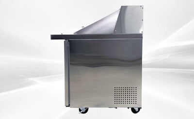 NSF Sandwich Prep Table Mega Top two door 72 ins SCLM3-72