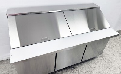 NSF Sandwich Prep Table Mega Top two door 72 ins SCLM3-72