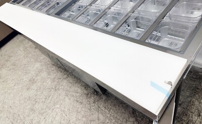 NSF Sandwich Prep Table Mega Top two door 72 ins SCLM3-72