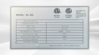 NSF Merchandiser Beverage back bar cooler slide door BBT350S