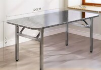 32*48 inches restaurant Folding Stainless steel Table SFT-3248