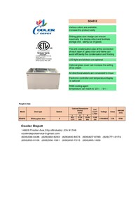 NSF 50 inch ice cream Chest freezer 12.7 cb ft SD451S