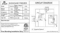 NSF 40 INS ice cream Chest Freezer 8.5 cu. ft SD351S