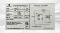 NSF 40 INS ice cream Chest Freezer 8.5 cu. ft SD351S