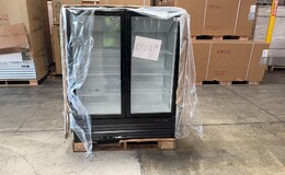 Clearance 48ins Two Glass Door Refrigerated Display Cooler 01029