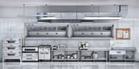 NSF Restaurant Exhaust Commercial Kitchen Only Hood 12 FT
